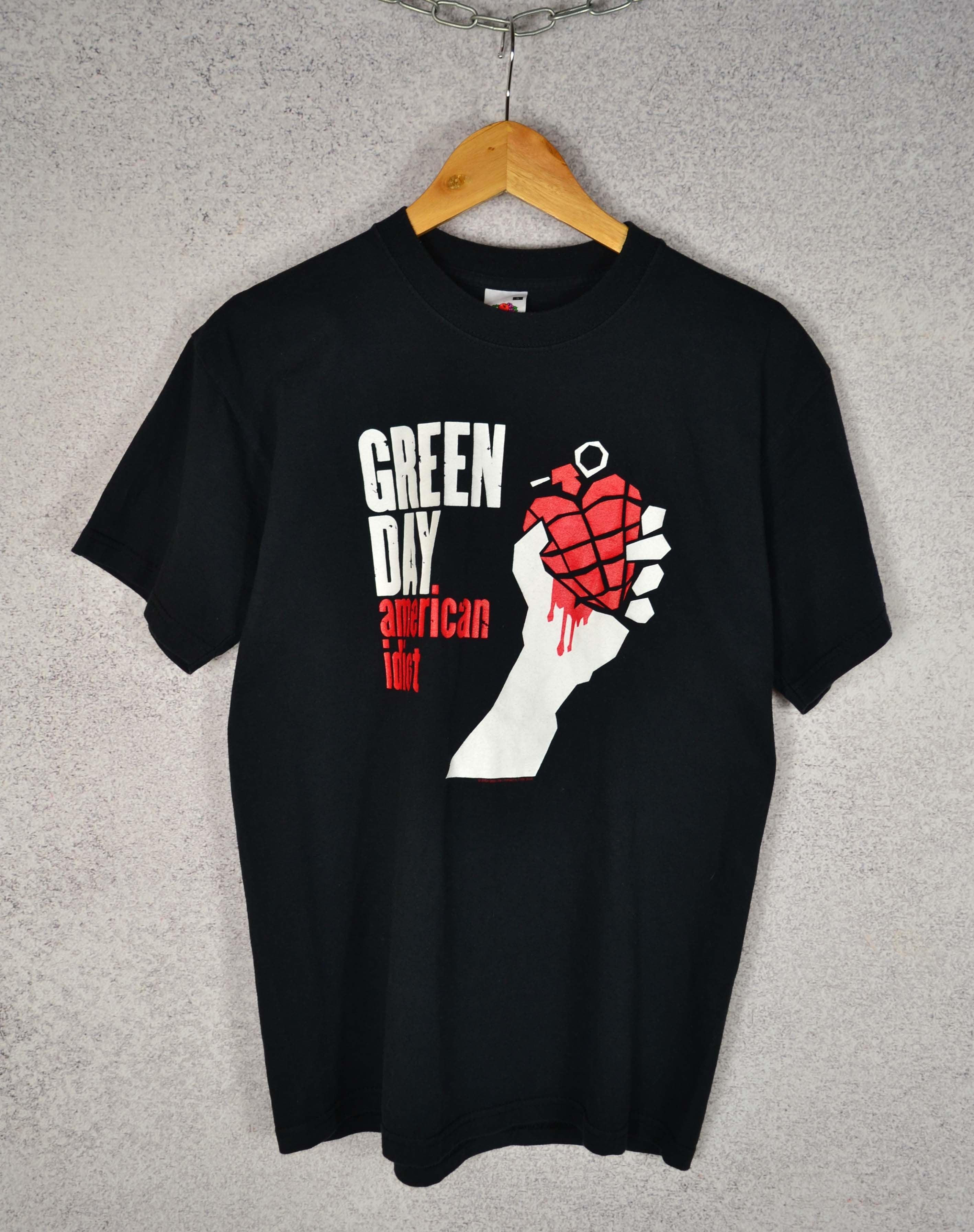 Vintage Rare 2004 Green Day American Idiot Band Tee Hoodie, Sweatshirt | FlexRushtees.com