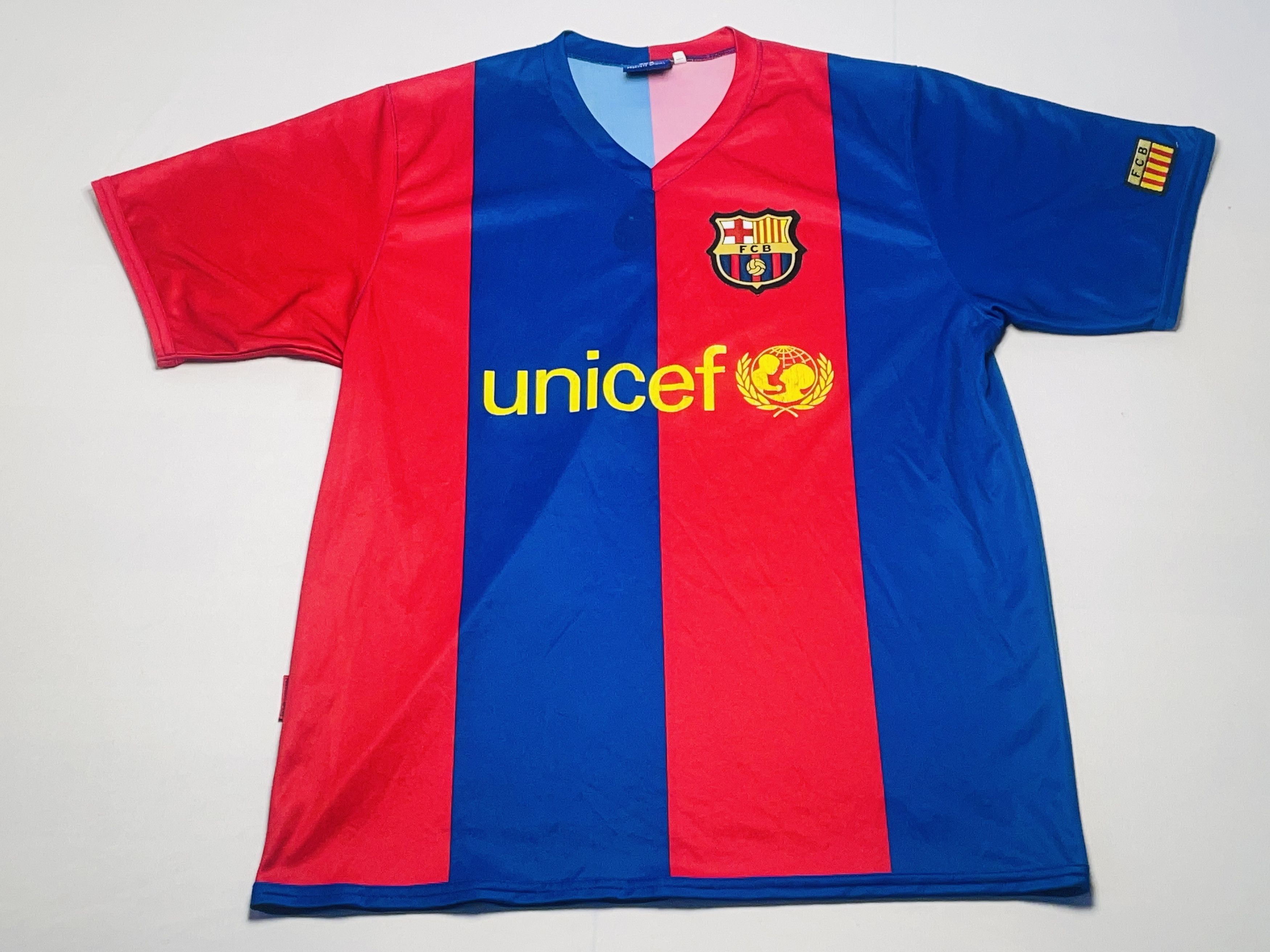 Custo Barcelona Vintage Fc Barcelona Trikot Gro E L Blau Rot