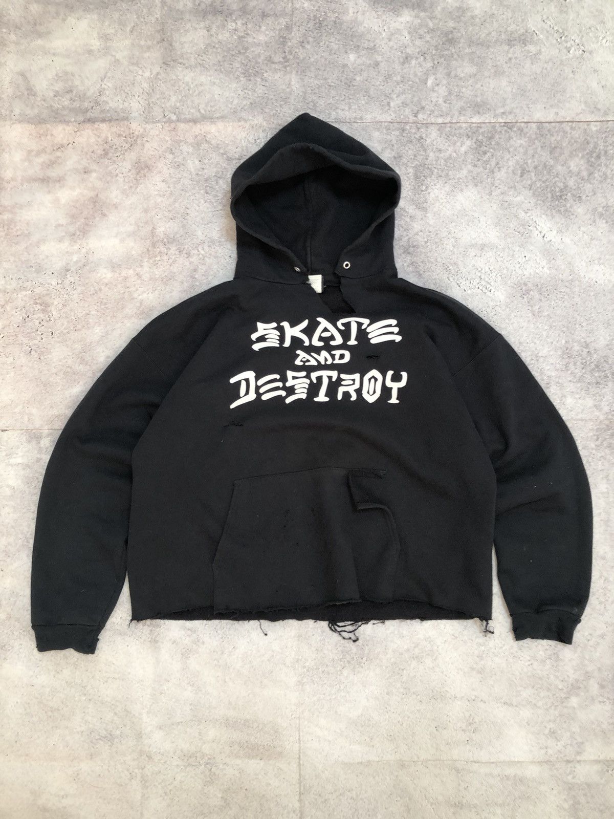Vintage Thrasher Skate And Destroy Custom Hoodie T-Shirts, Sweatshirt | FlexRushtees.com