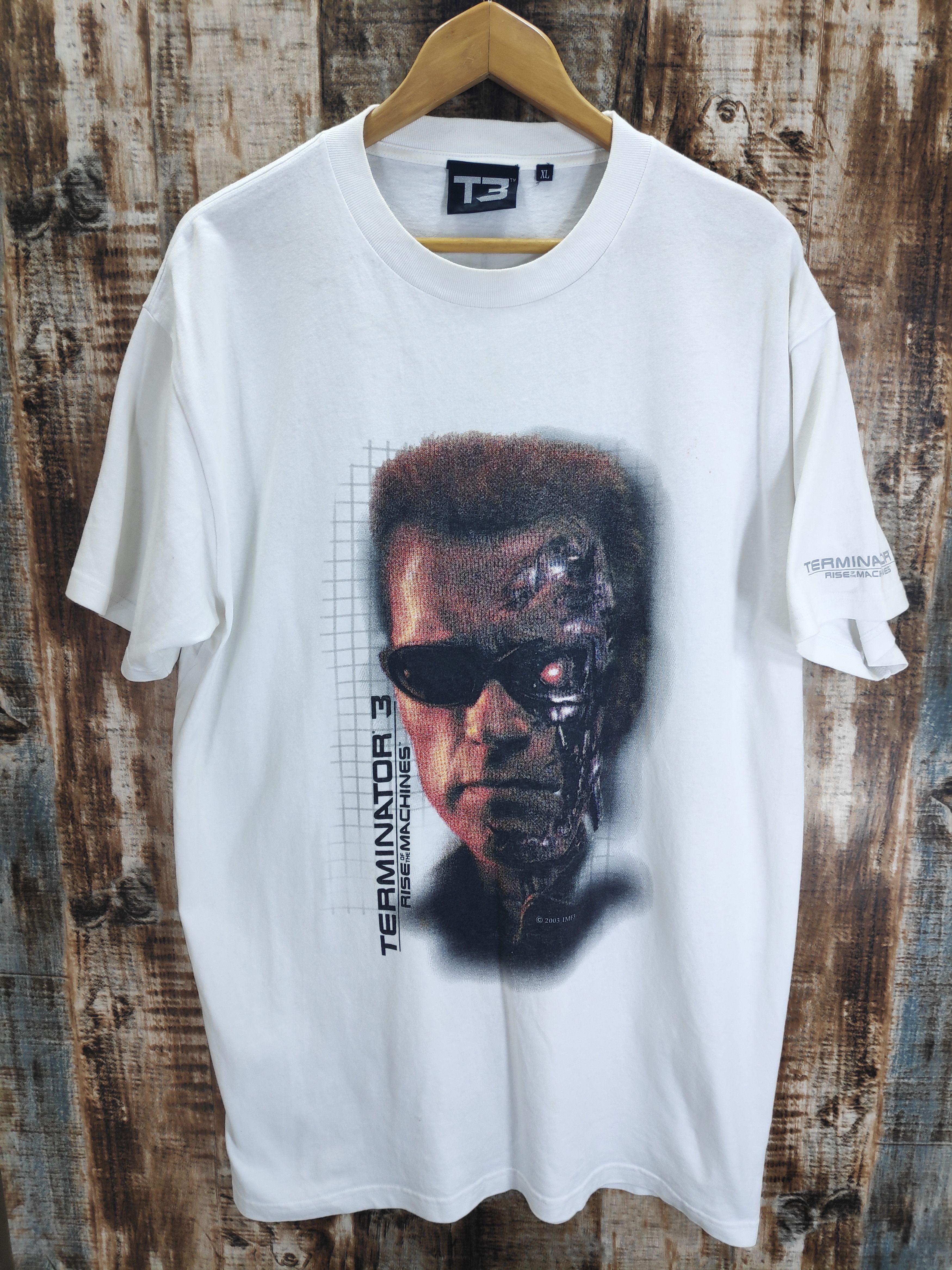 Vintage T3 Terminator Arnold Schwarzenegger Movie T-Shirts, Hoodie, Sweatshirt | FlexRushtees.com