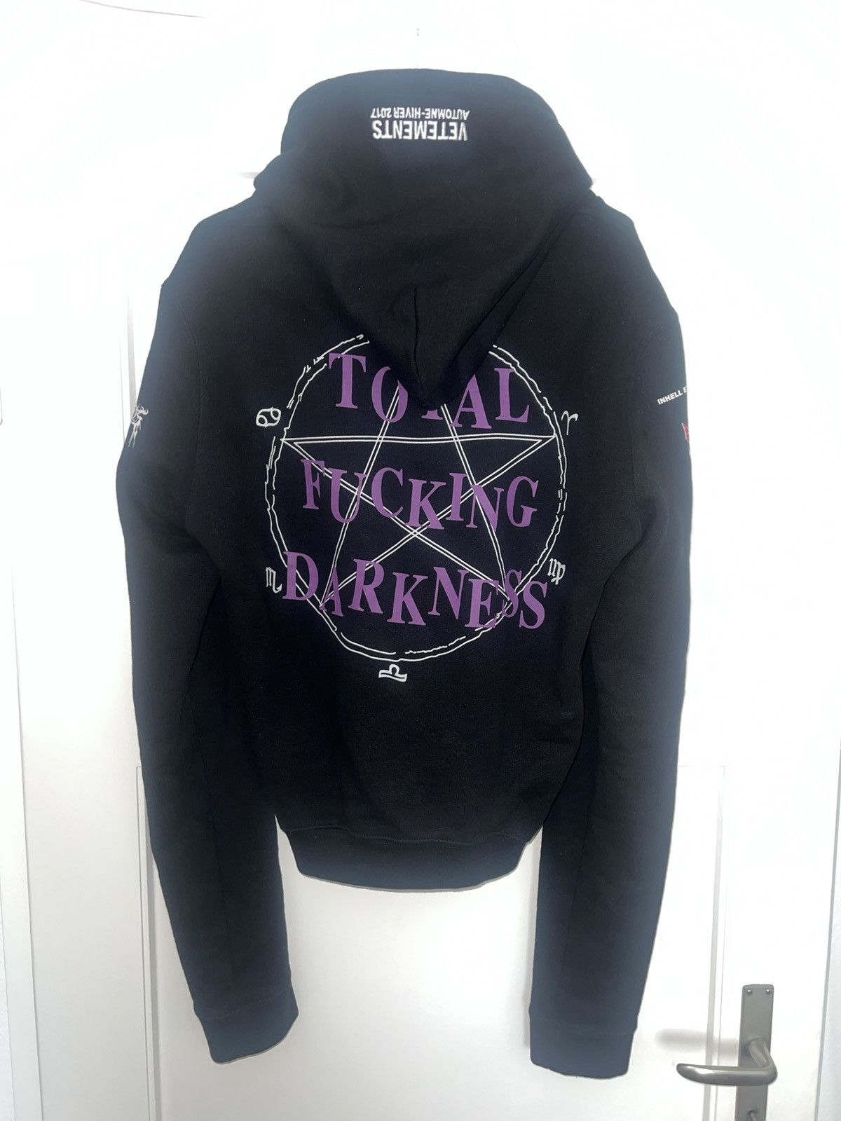Vetements Total Fucking Darkness Hoodie T-Shirts, Sweatshirt | FlexRushtees.com