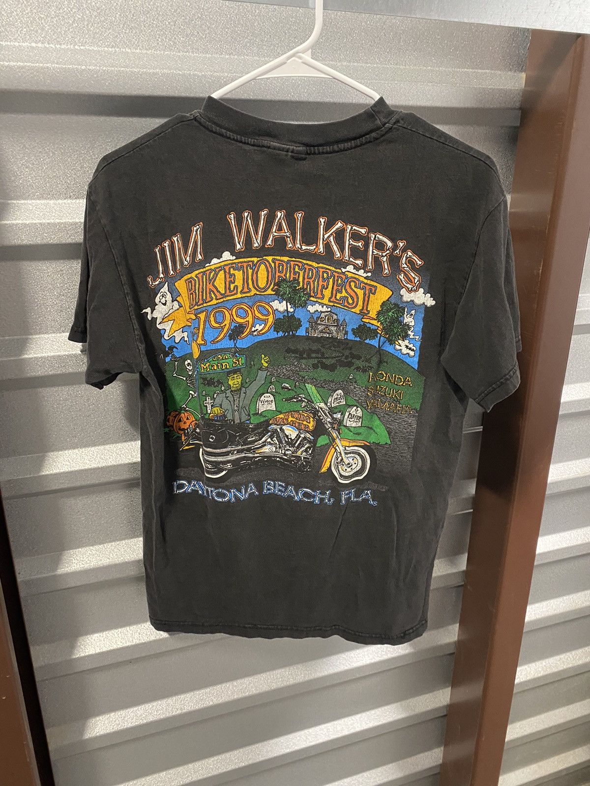 Vintage 1999 Halloween Biker Shirt Hoodie, Sweatshirt | FlexRushtees.com