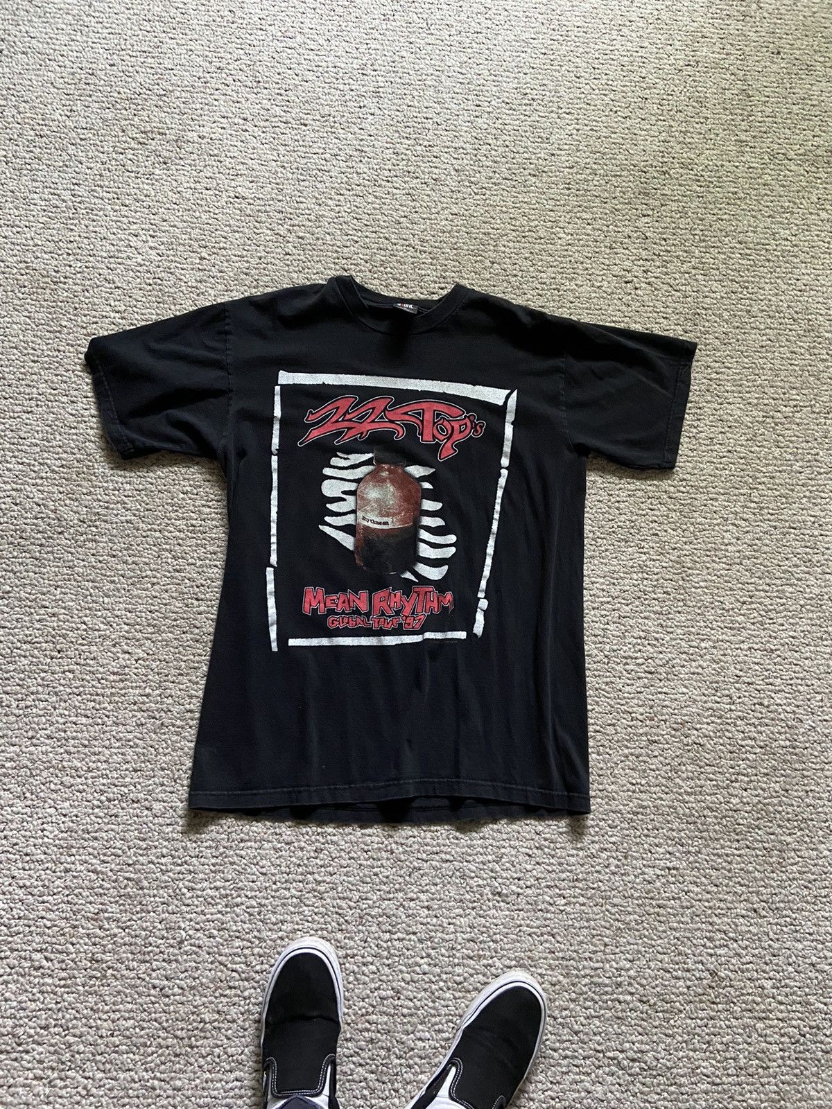 Vintage Zz Top Mean Rhythm 1997 T Shirt