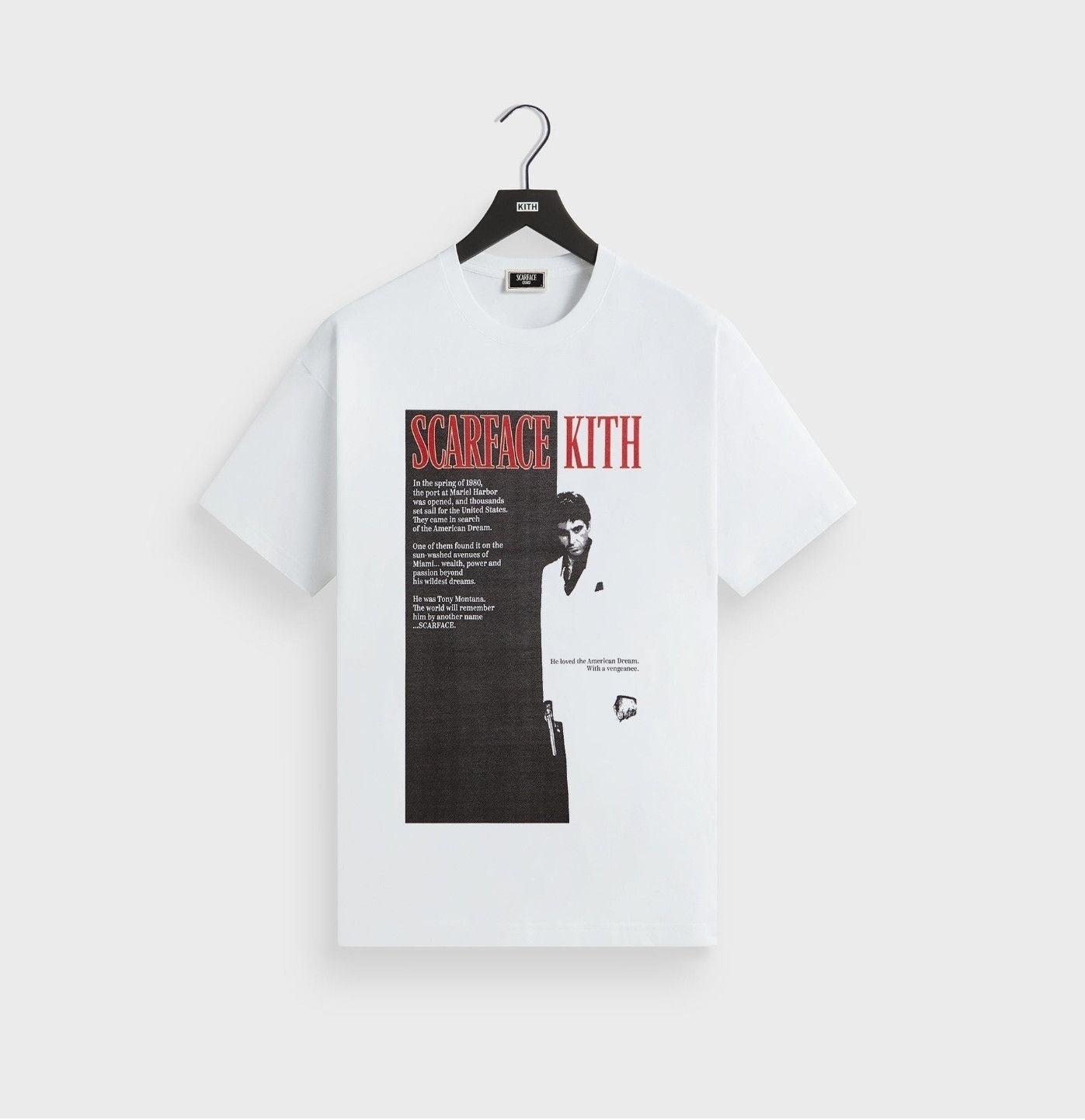 Kith Scarface Poster T Shirt Hoodie, Sweatshirt | FlexRushtees.com