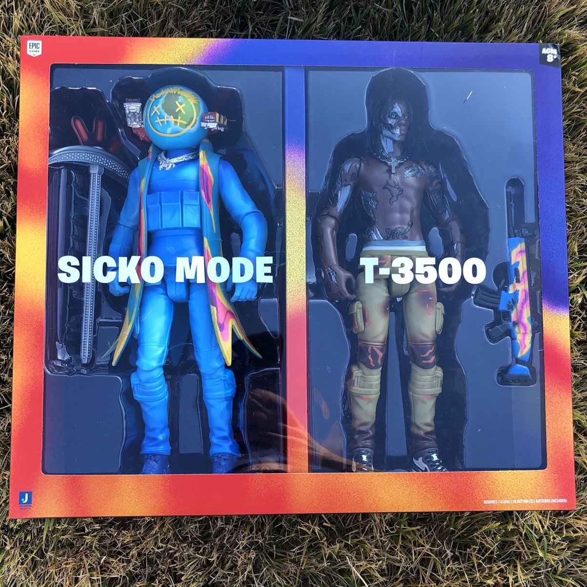 Scott Travis Scott Cactus Jack Fortnite Action Figure Set