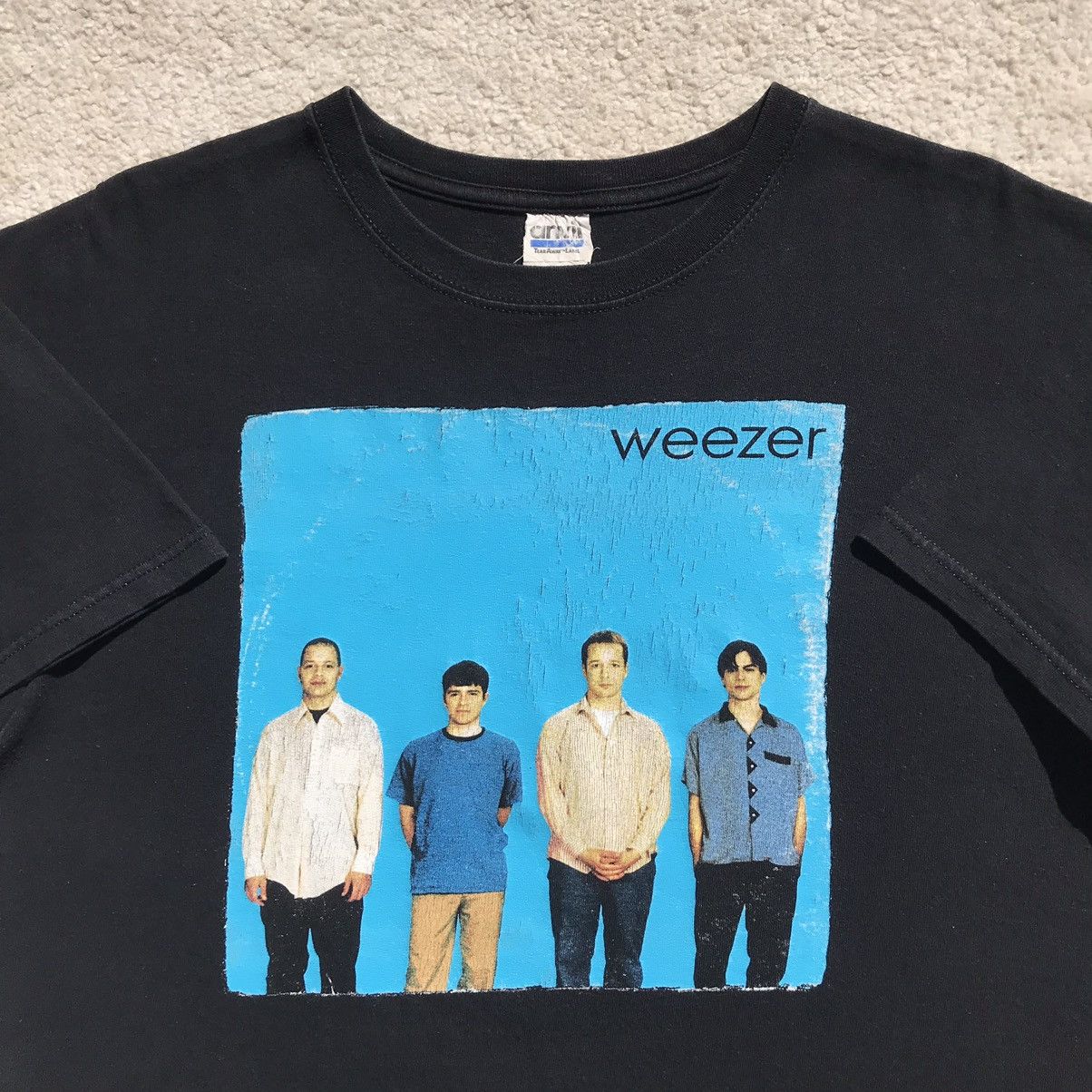 Band Tees X Vintage Vintage 00 S Weezer Blue Album Tee