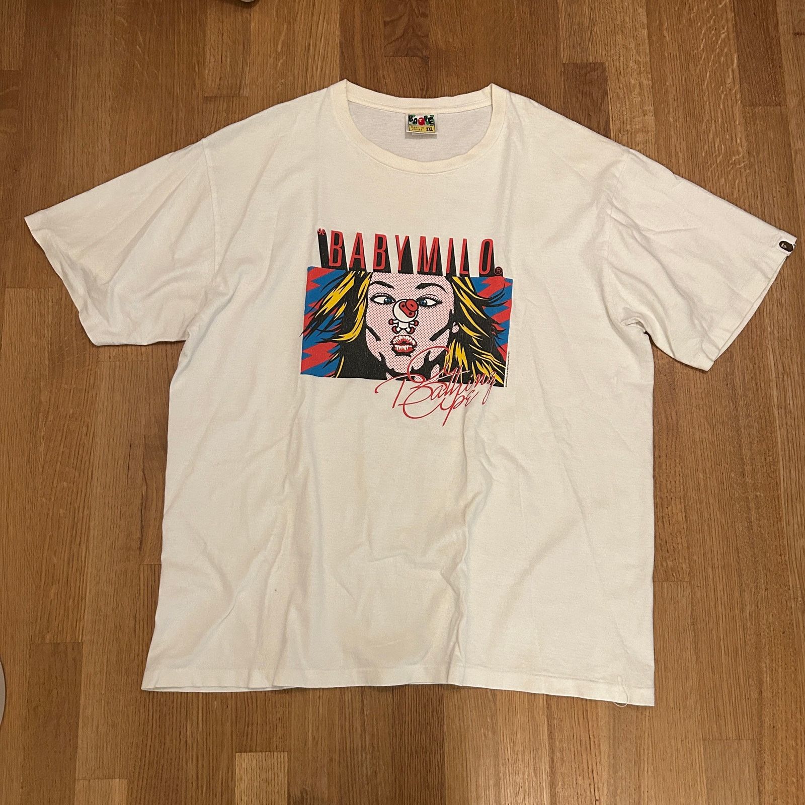 Bape Baby Milo Tee White 2000s