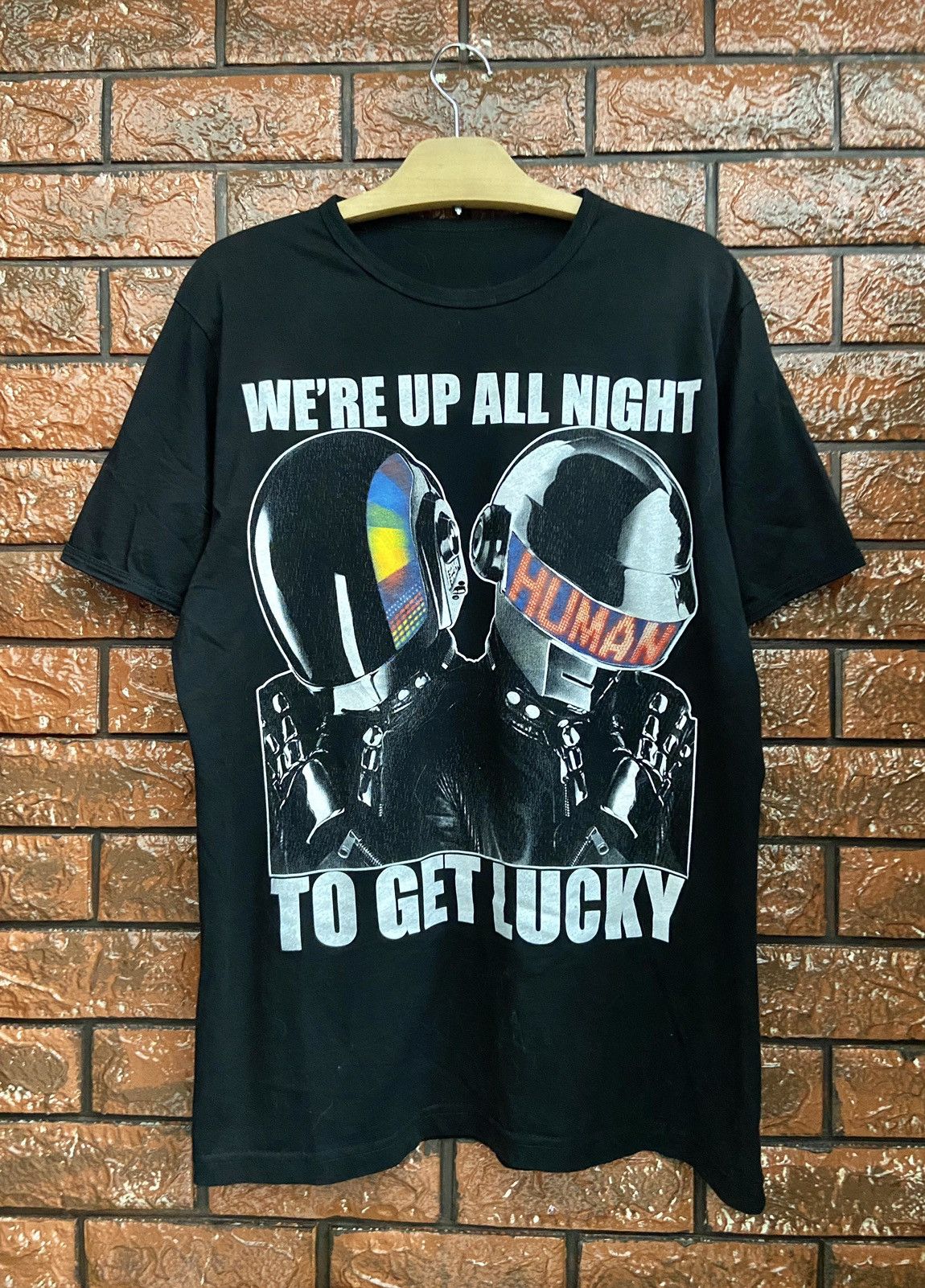 Vintage Daft Punk Uk Tour Promo T Shirt Hoodie, Sweatshirt | FlexRushtees.com