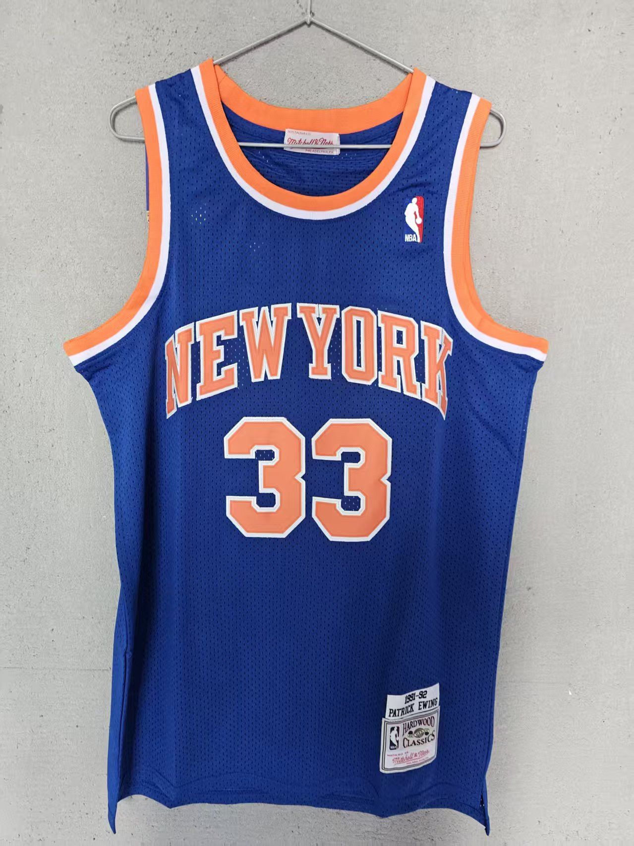 Nba Knicks 33 Patrick Ewing Jersey Blue Xl T-Shirts, Hoodie, Sweatshirt | FlexRushtees.com