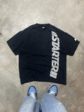 Vintage 90s Boxy Faded Black Starter Spellout Tee