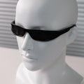Japanese Brand Vtg Y2k Avant Garde Future Sunglasses Black Unisex One Size