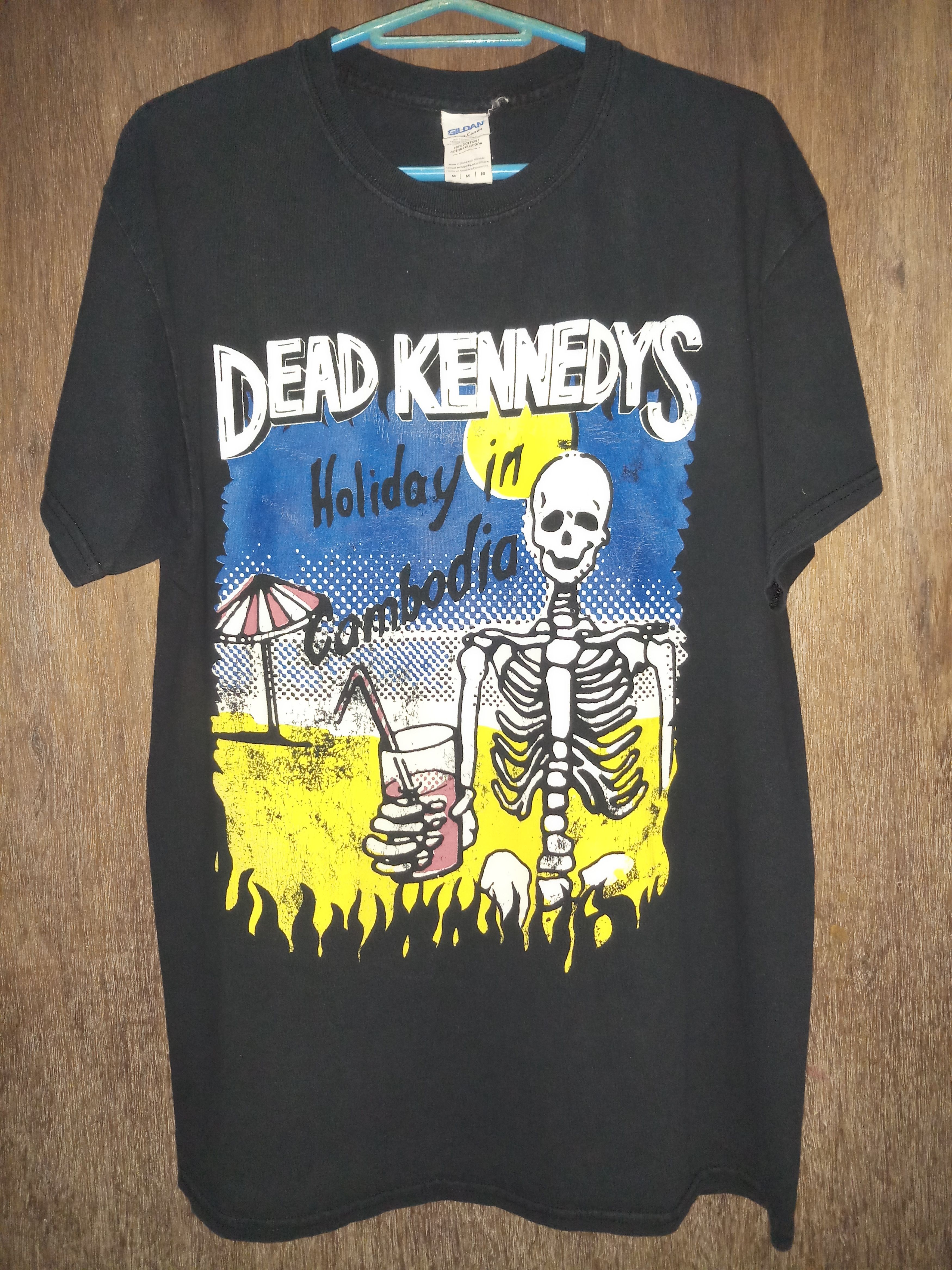 Dead Kennedys X Vintage Vintage Dead Kennedys Band Tee Holiday In Cambodia Hoodie, Sweatshirt | FlexRushtees.com