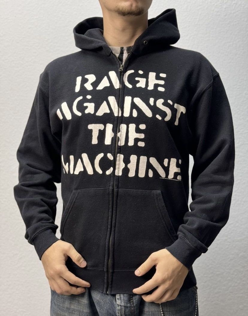 Vintage Rage Against The Machine Hoodie Rare T-Shirts, Sweatshirt | FlexRushtees.com