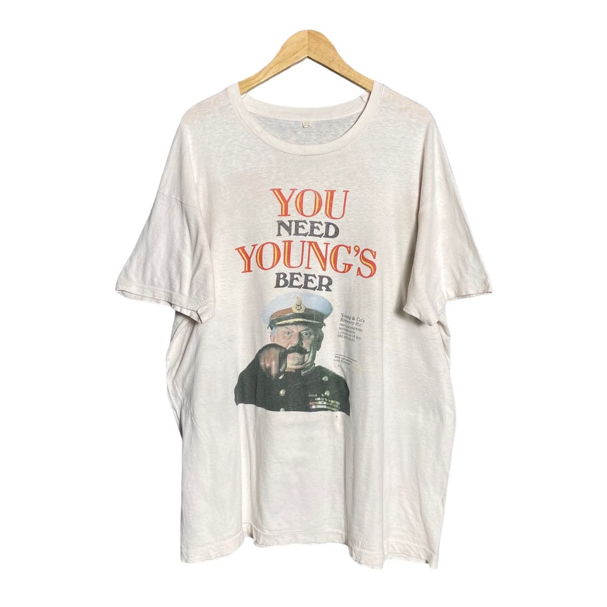 Vintage 80s You Need Young S Beer Captain Tee Hoodie, Sweatshirt | FlexRushtees.com