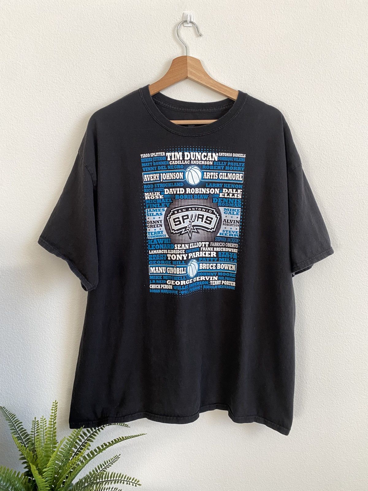 Nba San Antonio Spurs Historic Players Tee