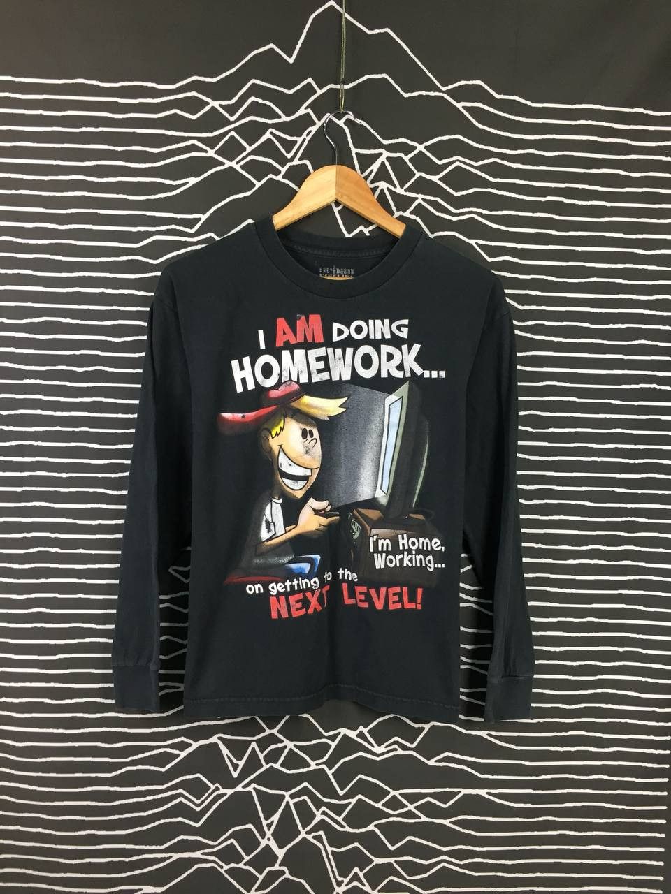 Hanes Vtg I Am Doing Homework Wording Graphic Tee Hoodie, Sweatshirt | FlexRushtees.com
