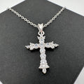 Other Beautiful Cross Pendant With Shining White Gemstones