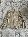 Rag Bone Made In Usa Cotton Cashmere Band Collar Popover Shirt Hoodie, Sweatshirt | FlexRushtees.com