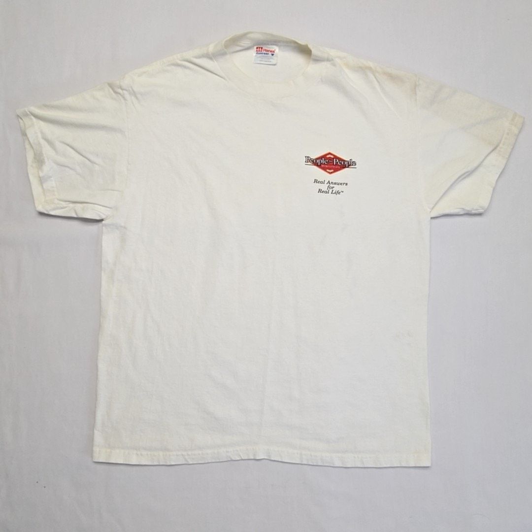 Hanes Vintage Jesus Religion L Tee White Graphic Shirt Hoodie, Sweatshirt | FlexRushtees.com