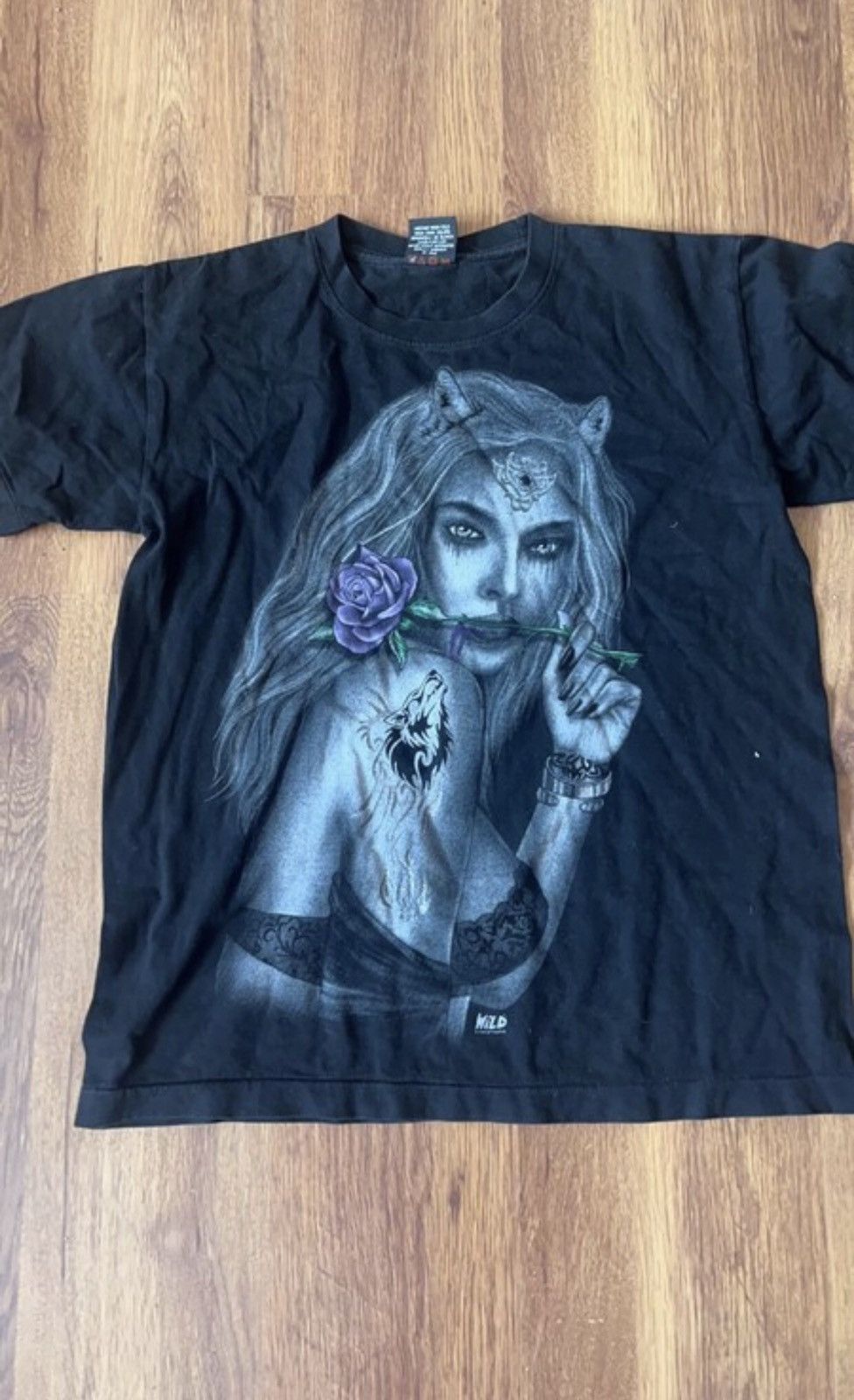 Vintage 90s Horror Art Rock Grail Tee Medium Hoodie, Sweatshirt | FlexRushtees.com