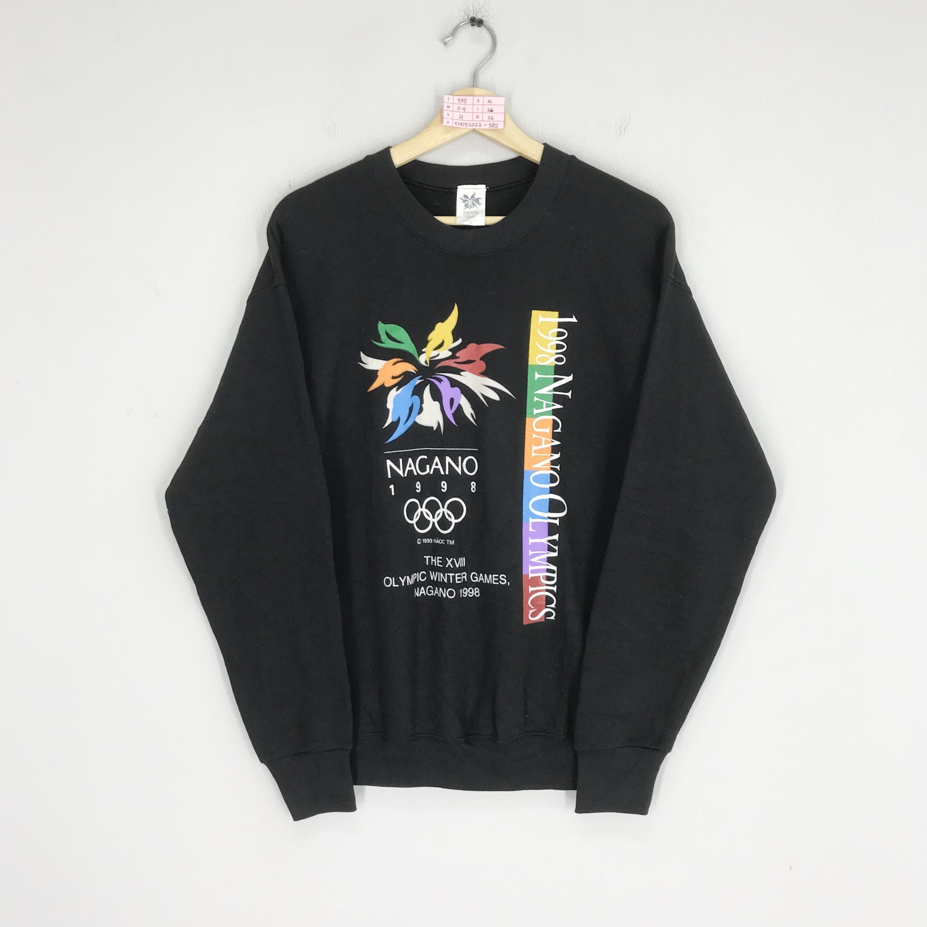 Usa Olympics X Vintage Vintage 90s Nagano Winter Olympic Games Sweatshirt T-Shirts, Hoodie | FlexRushtees.com