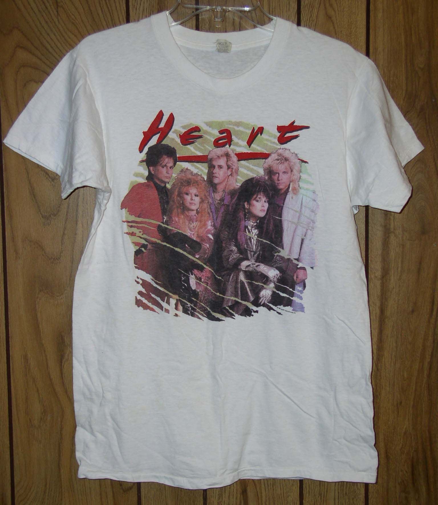 Vintage Heart Concert Tour T Shirt Vintage 1986 Screen Stars