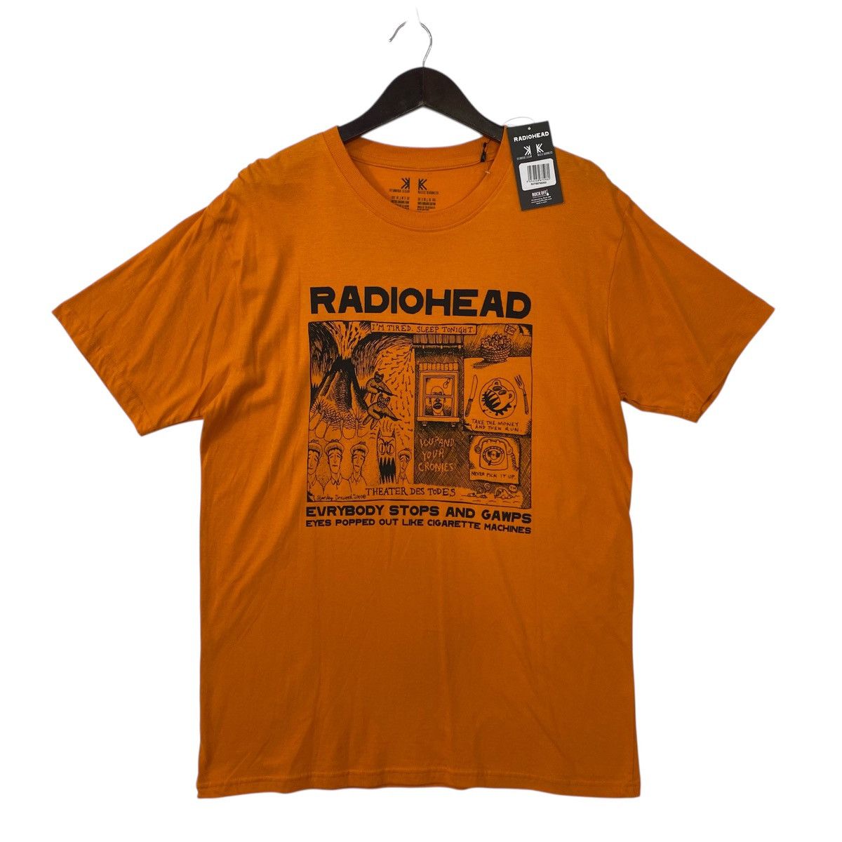 Band Tees Radiohead Art Rock Band Thom Yorke Waste Tee Shirt Hoodie, Sweatshirt | FlexRushtees.com