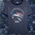 Navy Vintage Old Navy Nasa Space Shuttle Graphic T Shirt Men S Large Gray Cotton Retro Space 90s