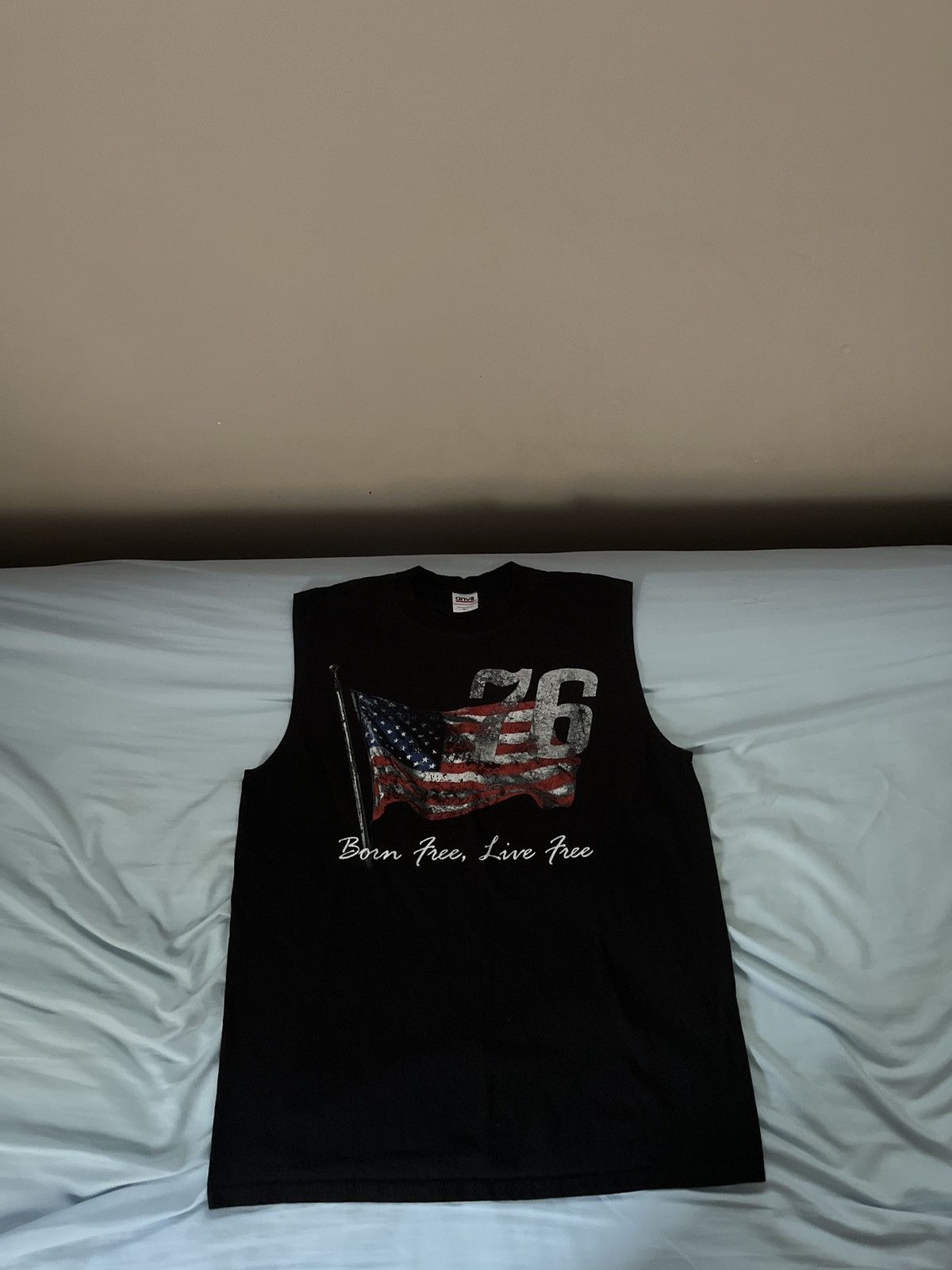 Vintage Anvil Born Free Live Free Tank Top