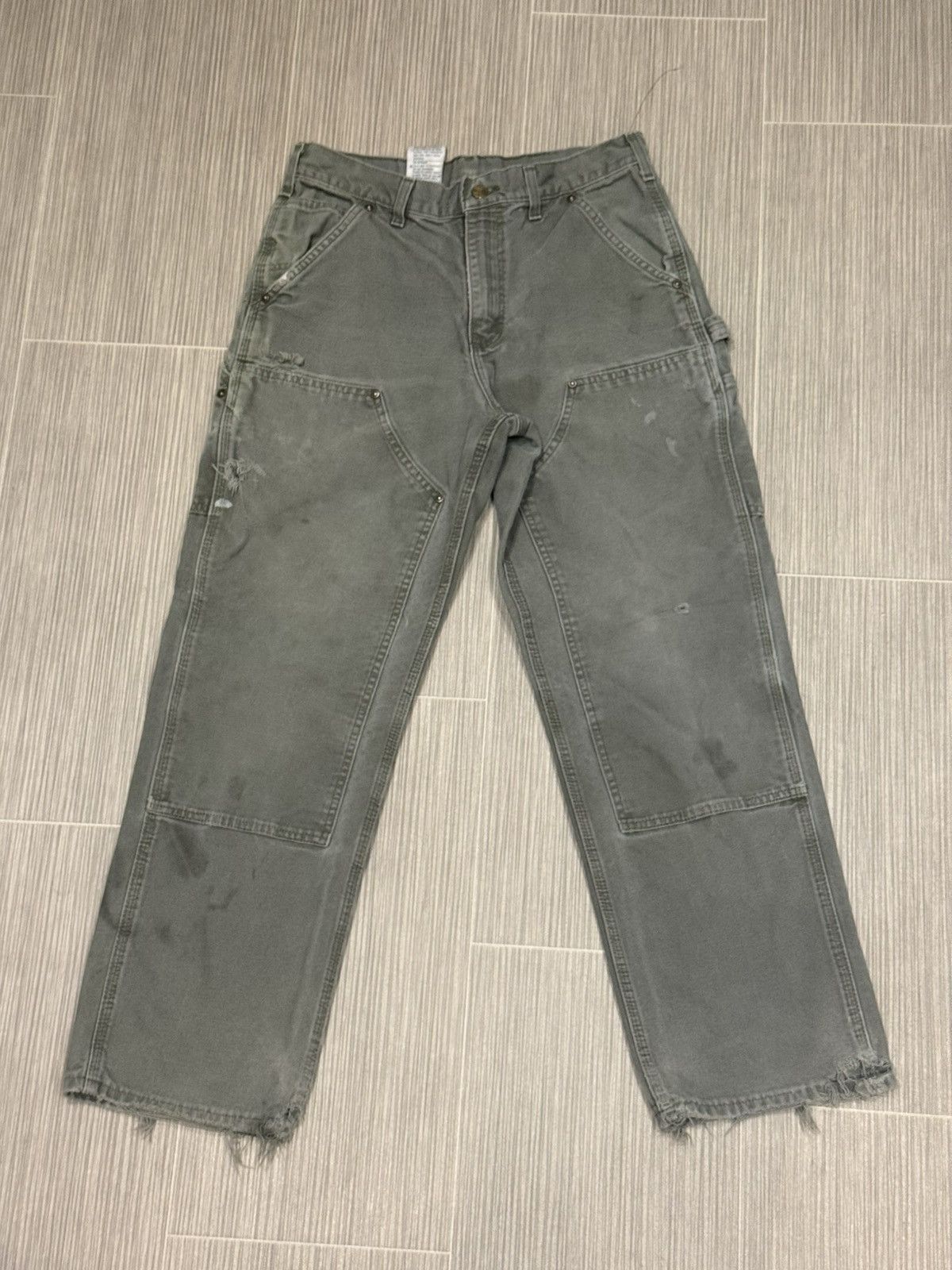 Carhartt Vintage 1990s Olive Green Carhartt Double Knee