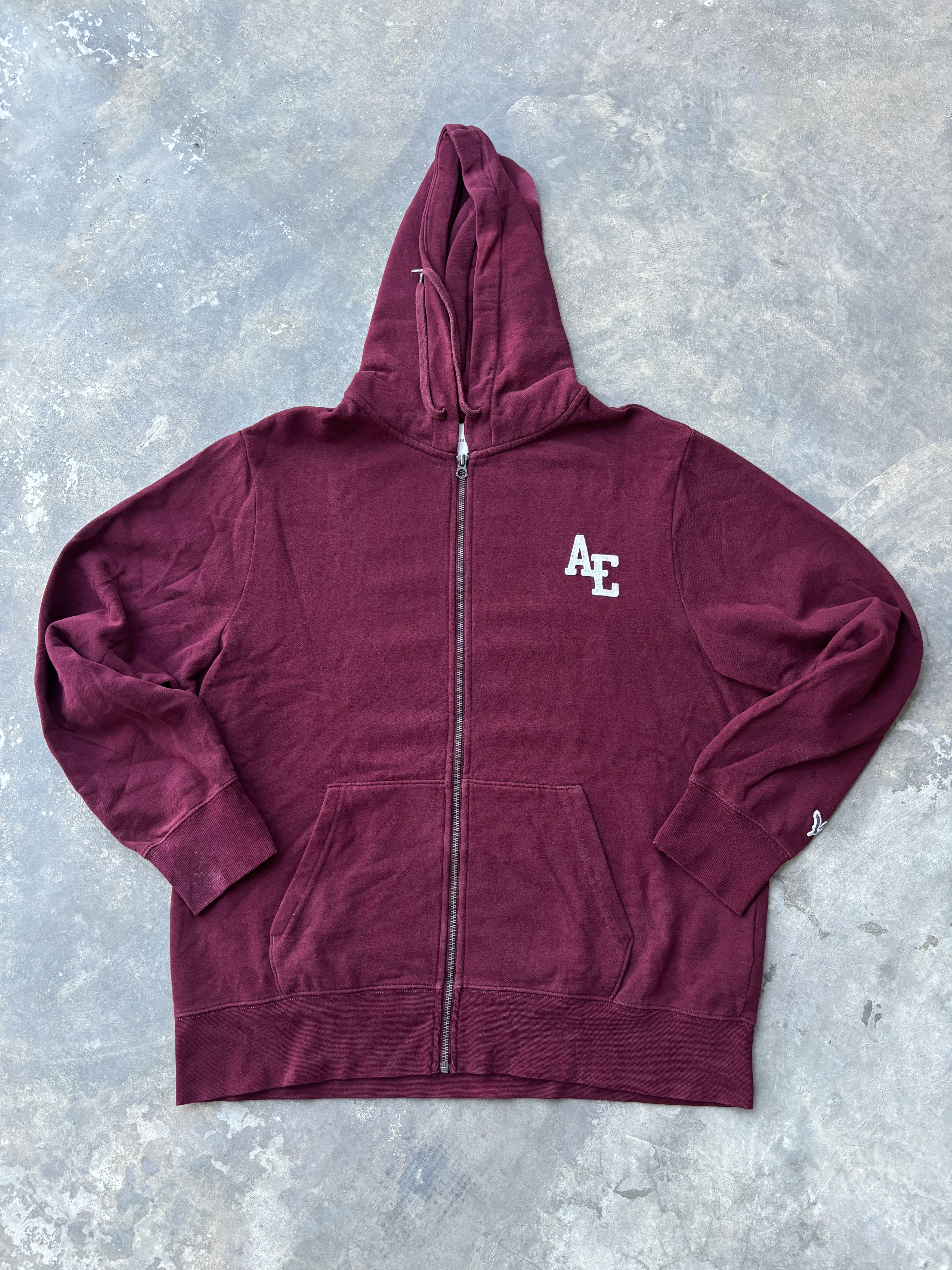 Eagle Outfitters American Eagle Red Zip Up Hoodie
