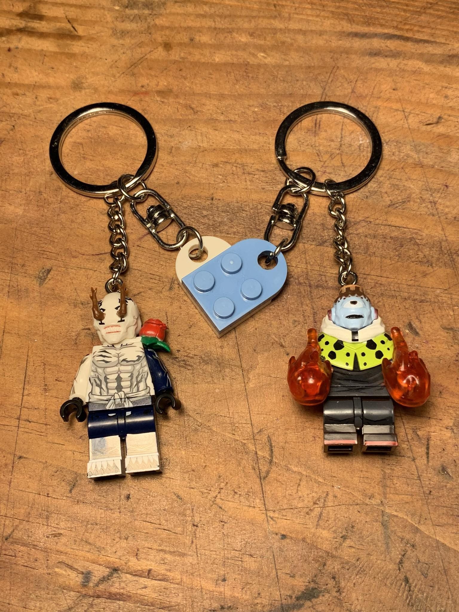 Anime Jujutsu Kaisen Jogo Hanemi Custom Anime Minifigure Keychain
