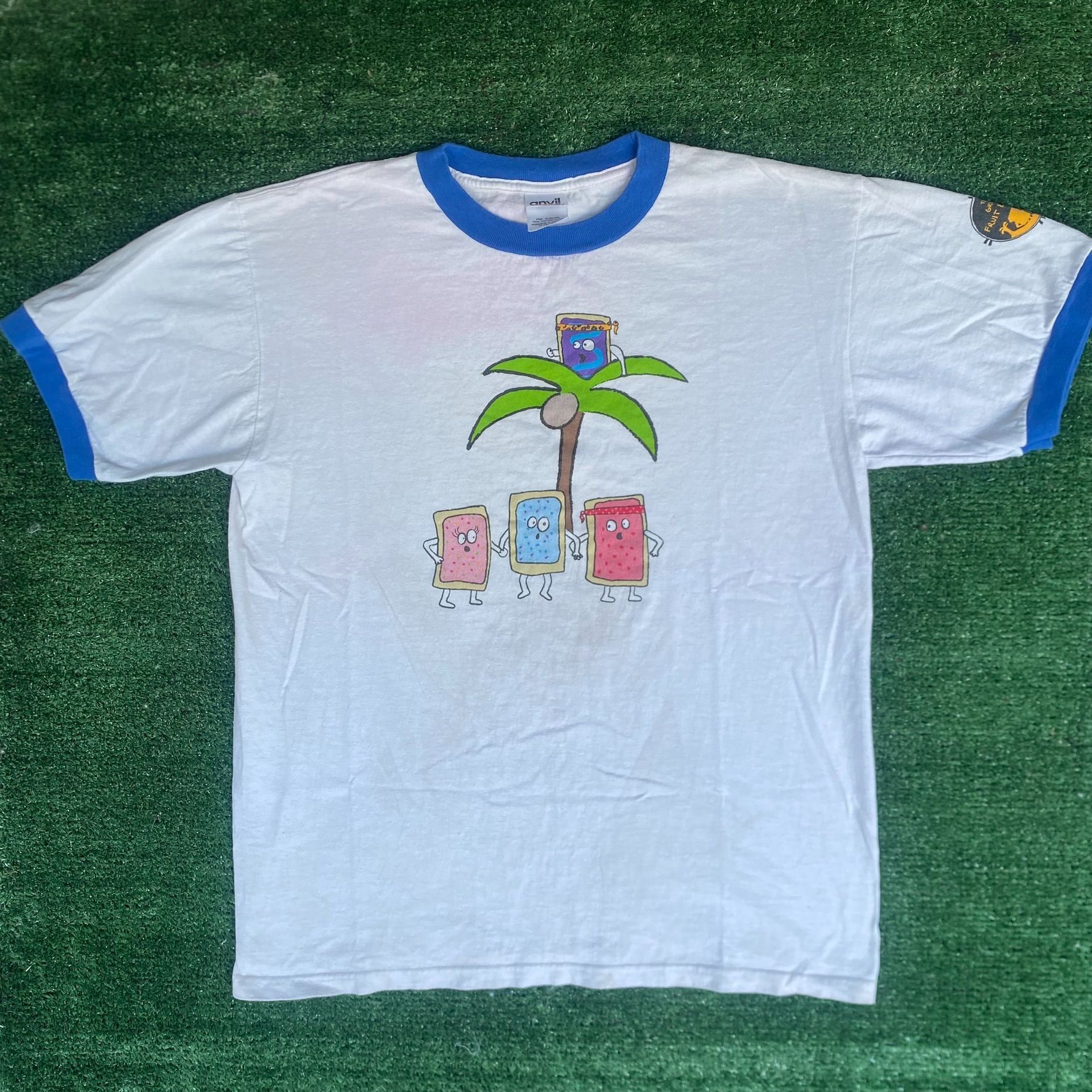 Vintage Y2k Pop Tarts Shirt Food Promo Humor Ringer Tee Hoodie, Sweatshirt | FlexRushtees.com