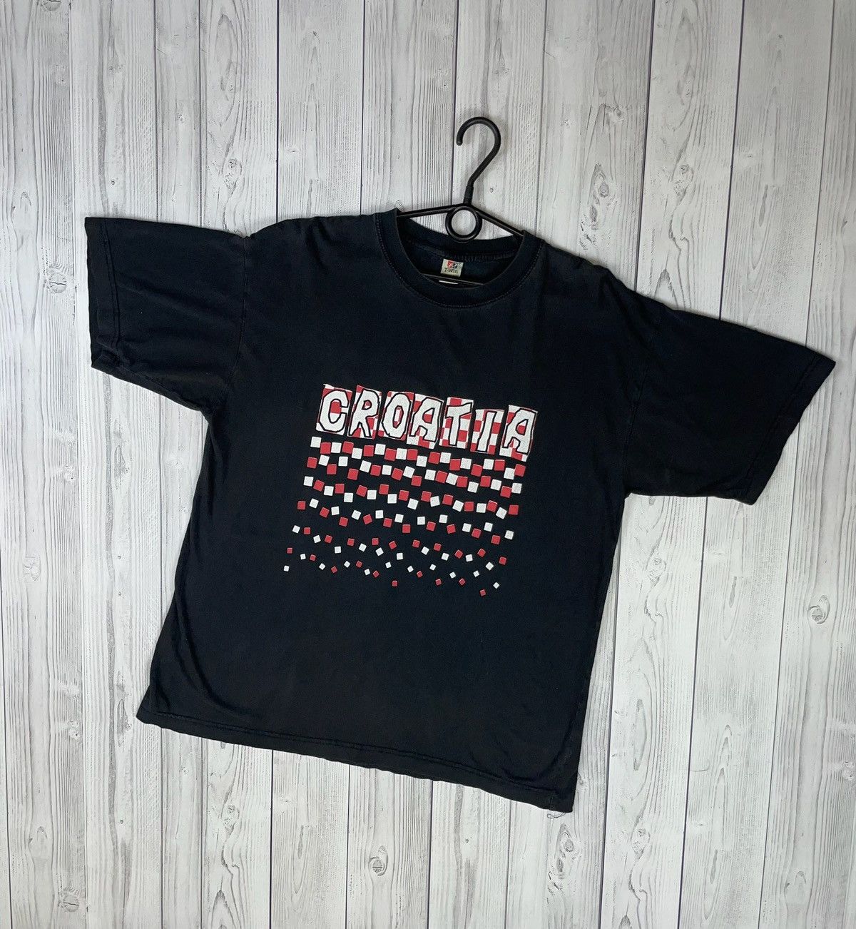 Vintage Croatia Soccer Tee Size M Rare Logo Hoodie, Sweatshirt | FlexRushtees.com