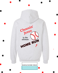 Choosin' Jesus & Baseball - Christian Hoodie