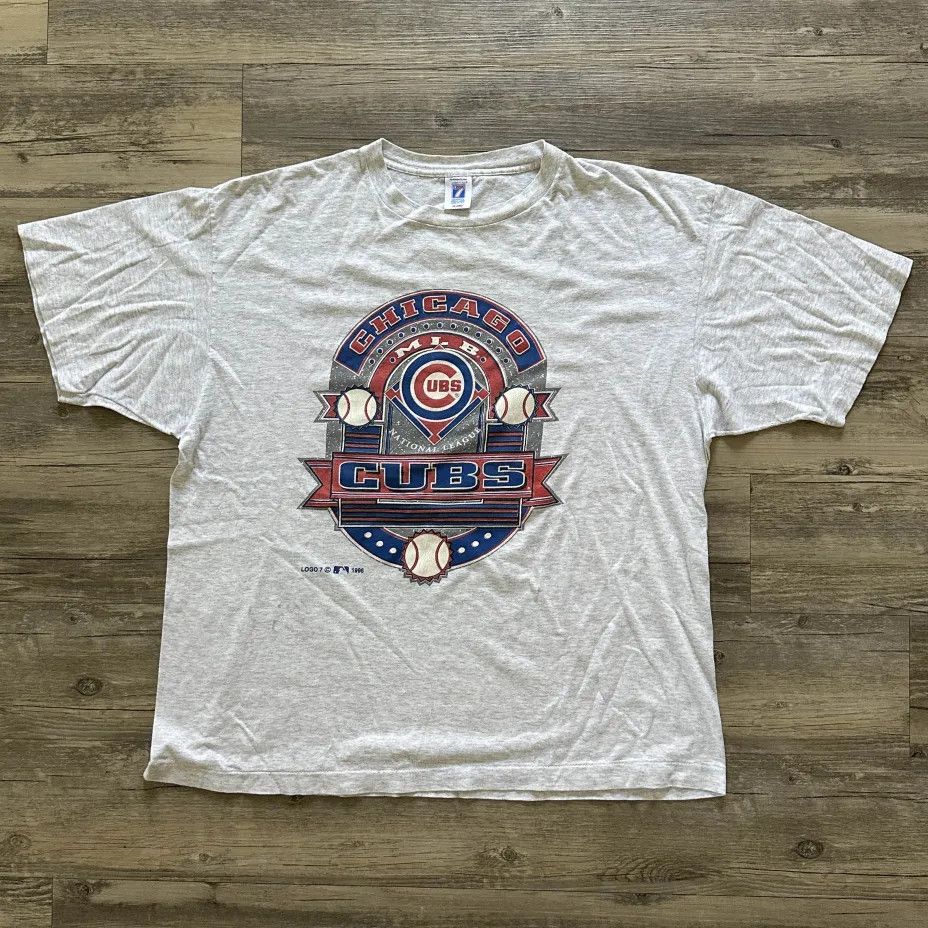 Logo 7 Vintage Mlb Chicago Cubs 1996 Logo 7 T Shirt Size Xxl