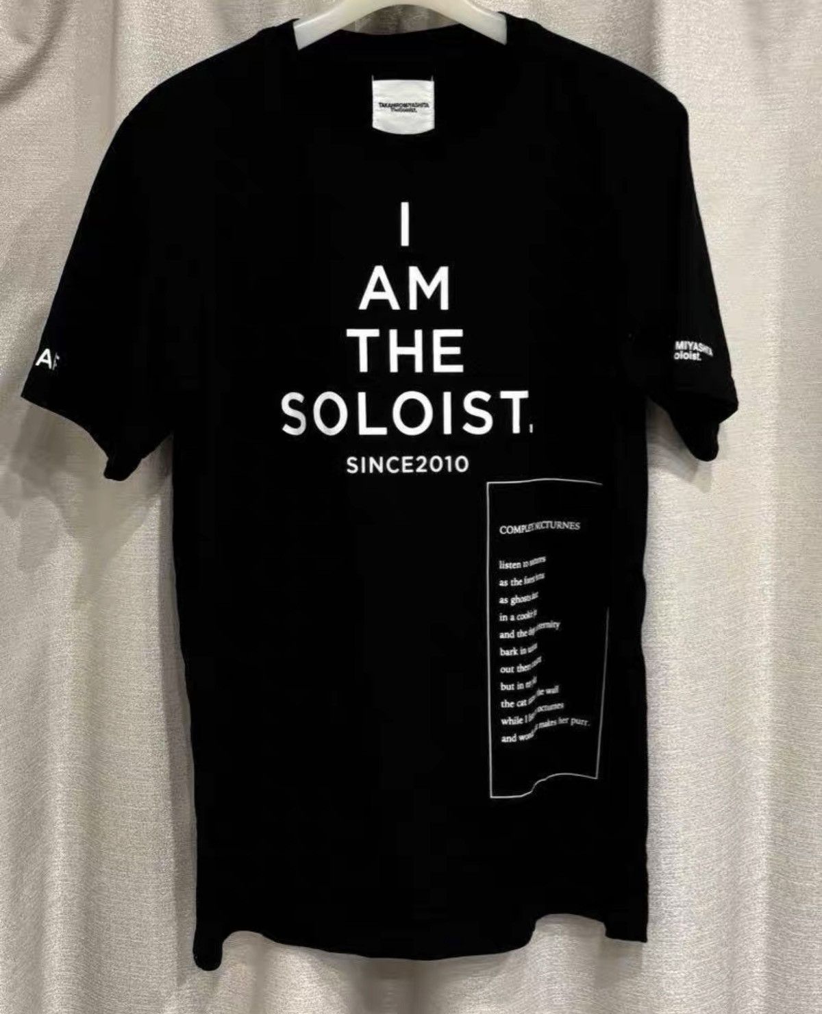 Takahiromiyashita The Soloist The Soloist Fall Winter 2019 Slogan T Shirt Hoodie, Sweatshirt | FlexRushtees.com