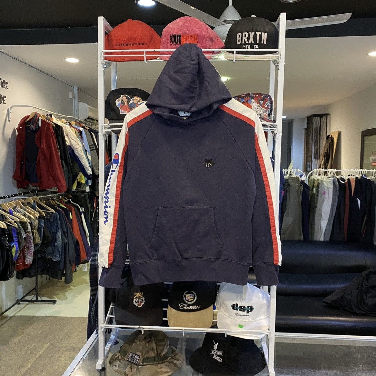 Issey Miyake X Ne Net Issey Miyake Ne Net Champion Pullover Hoodies