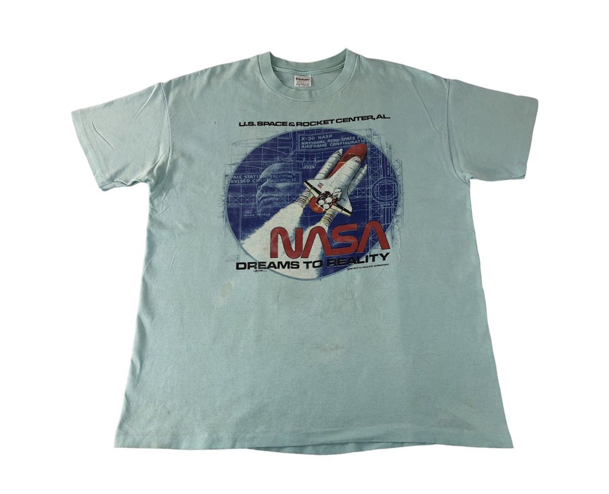 Nasa 90s Stedman Tag Nasa Shuttle Us Space Centre Big Screen Tee