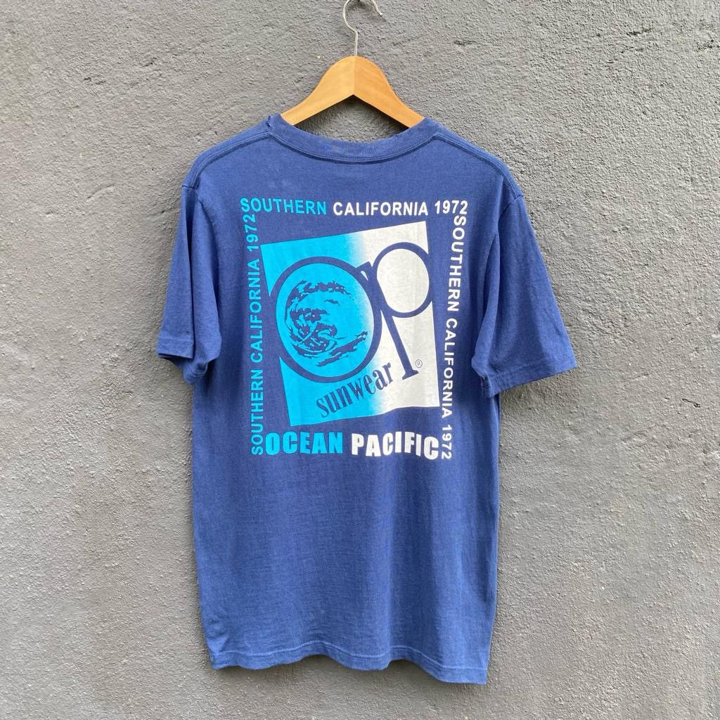 Ocean Pacific Thrashed Faded Ocean Pacific Surfwear Tee
