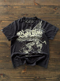 Affliction Vintage Grunge Vibe Streetwear Tribal Y2k T Shirt
