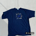 Vintage European America Embroidery Shirt Xxl Blue Hoodie, Sweatshirt | FlexRushtees.com