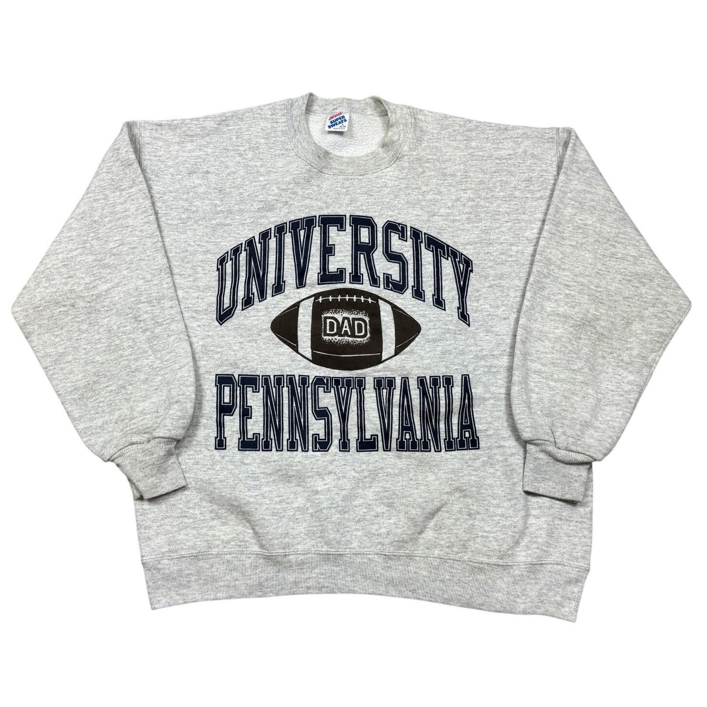 Vintage 90s Jerzees University Penn Dad Sweatshirt Men S Xl