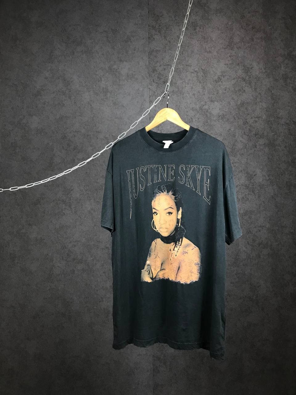 Band Tees Justine Skye Pop Cult Band Oversized Tee Hoodie, Sweatshirt | FlexRushtees.com