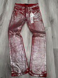 Brand Purple Brand Red Metallic Flare Jean
