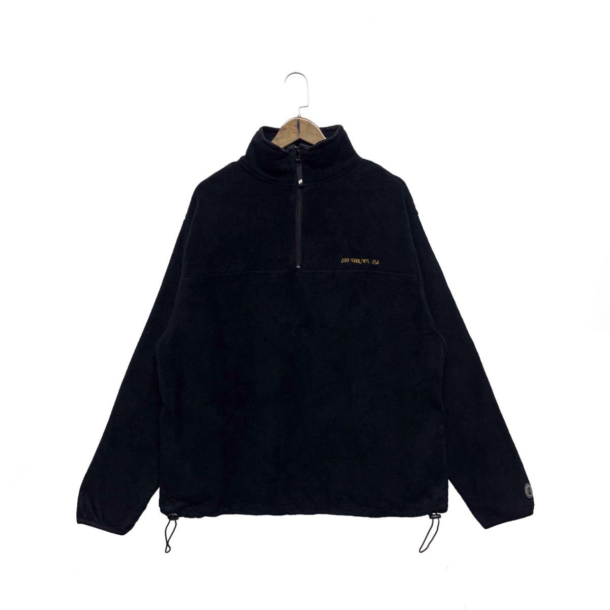 York Vintage Zoo York Quater Zip Fleece Sweater