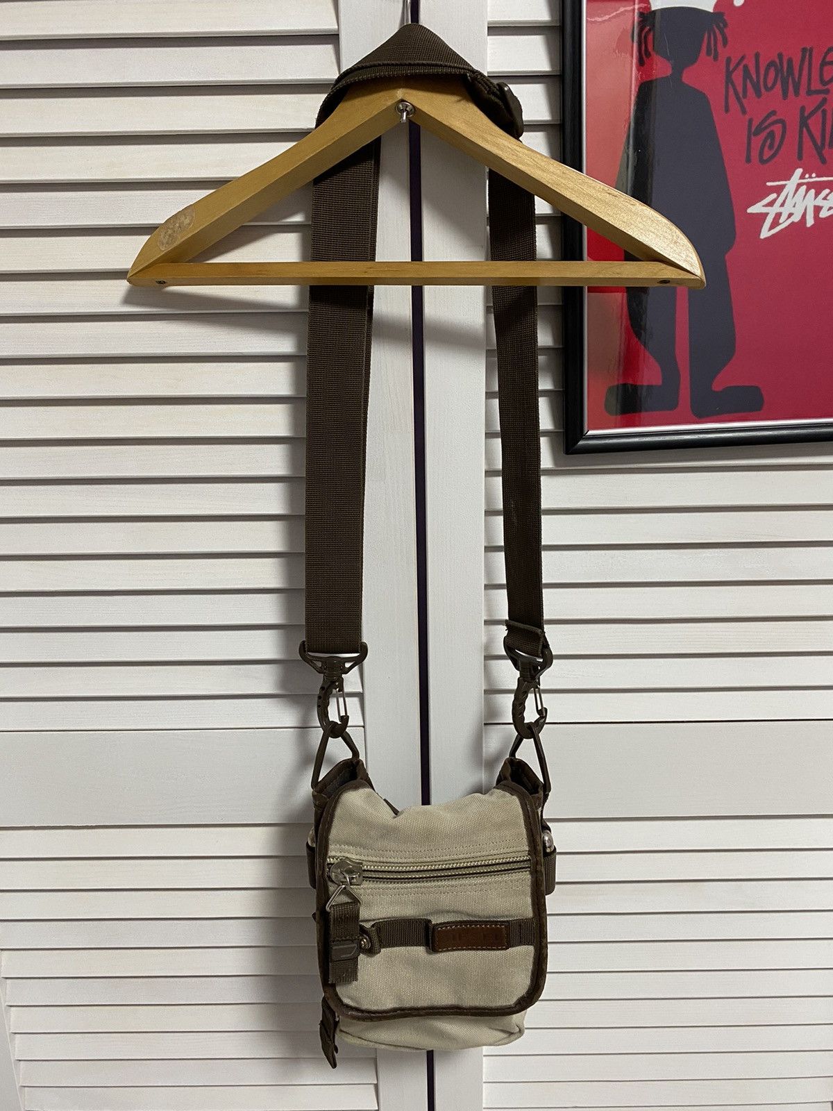 Diesel Vintage Bag Messenger Diesel Metal Multi Pocket Cargo Y2k