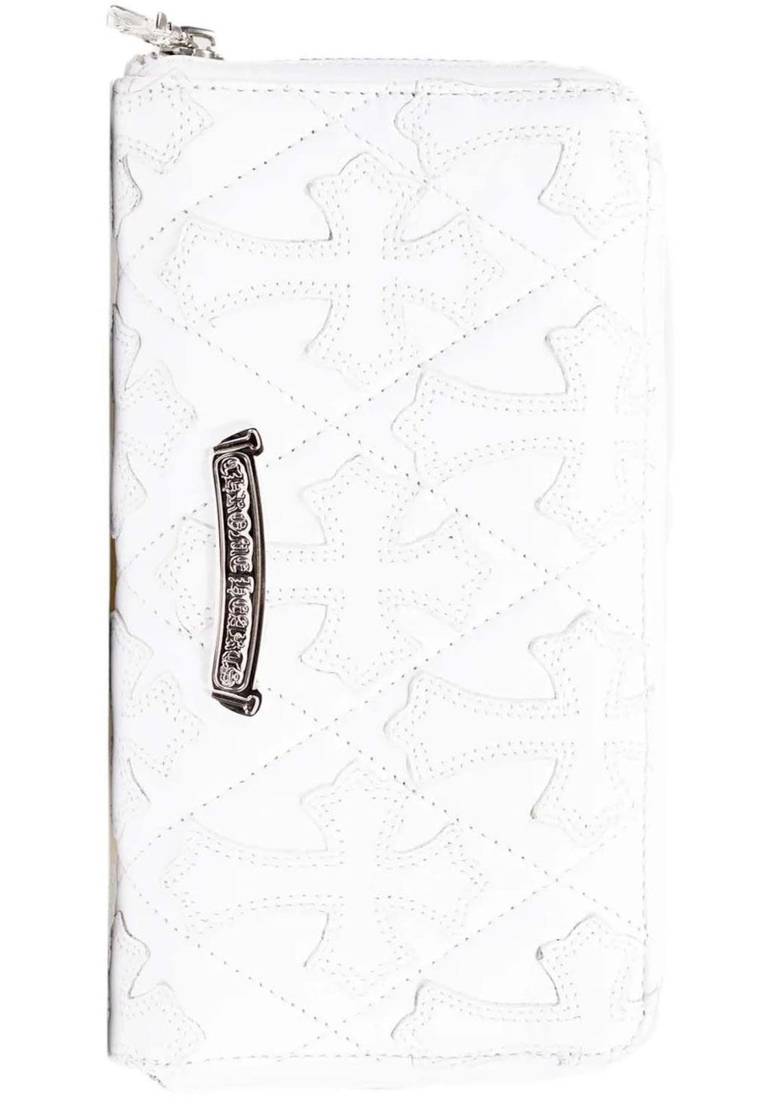 Hearts Chrome Hearts Cross Long Wallet White Lightly Worn T-Shirts, Hoodie, Sweatshirt | FlexRushtees.com