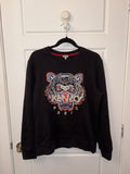 Kenzo Paris Tiger Head Embroidered Crewneck Sweatshirt T-Shirts, Hoodie | FlexRushtees.com