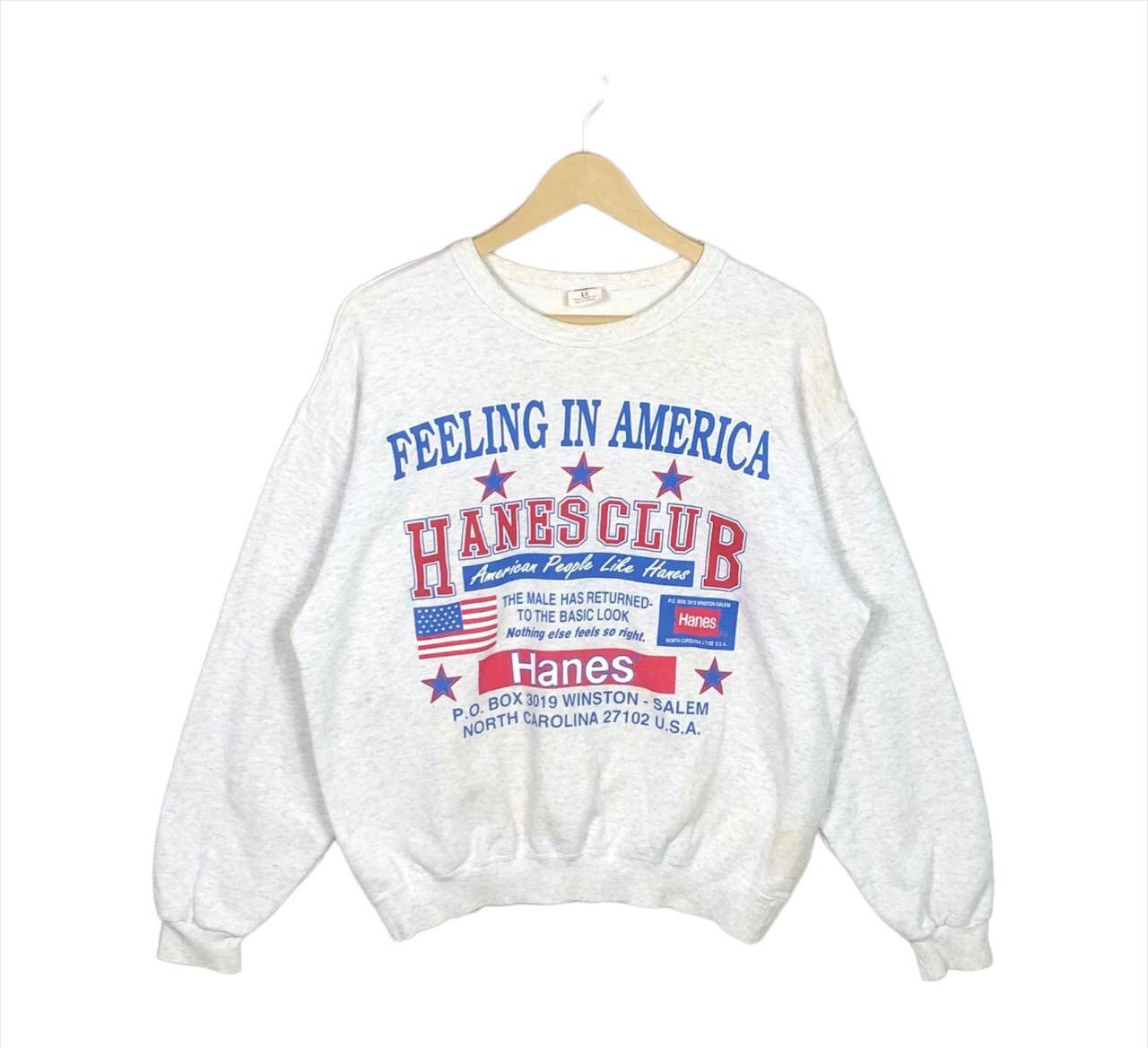 Vintage 90s Hanes Feeling In American Sweatshirt